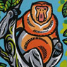 'Proboscis Monkey' - Liocut - Edition of 50. Image size approx 19x18cm